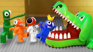 The Backrooms - RAINBOW FRIENDS Play CROCODILE Dentist | Cartoon Animation