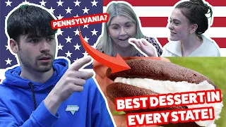 BRITISH FAMILY REACTS! Best DESSERT In Every US STATE!