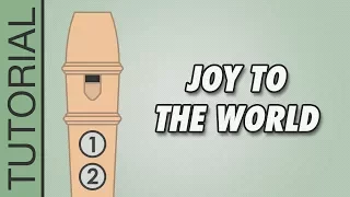 Joy to the World 🎄 Recorder Notes Tutorial 🎄 EASY Christmas Songs