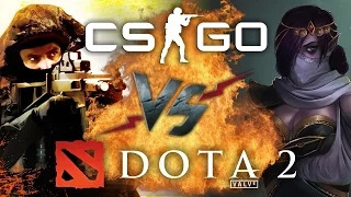 Рэп Баттл - Counter-Strike: Global Offensive vs. Dota 2
