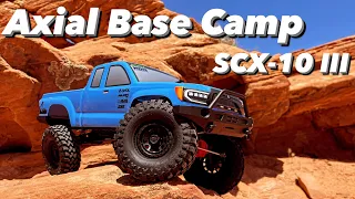 FIRST RUN!!! Axial Base Camp SCX10 III New Truck