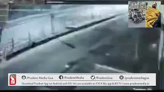 CCTV SHOWS THE MOMENT RISHAB PANT'S MERCEDES CRASHED