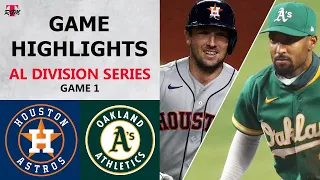 Houston Astros vs. Oakland Athletics Game 1 Highlights | ALDS (2020)