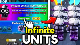 I Used INFINITE Titan Sigma Men In Toilet Tower Defense! (Roblox)