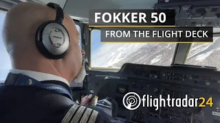 From the flight deck: flying one of the last Fokker 50s in Europe
