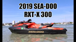 2019 SEA-DOO RXT-X 300 JET SKI REVIEW