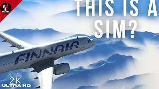 Finnair 1712 - STUNNING Takeoff! | REAL WORLD A320 OPS! | Mallorca ✈ Helsinki | MSFS 2020 | RTX 4090