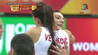 Tijana Boskovic | 2018.10.14 FIVB World Championship | Japan vs Serbia (14-14)