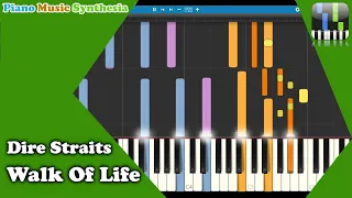 Dire Straits - Walk Of Life | Piano Music Synthesia