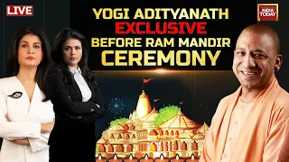 Ram Mandir Ayodhya LIVE: Yogi Adityanath Exclusive On Ram Mandir  Pran Pratishta | Ram Mandir LIVE