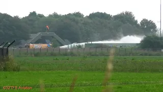 F-16 collides with building at Leeuwarden AB | Pilot uses ejection seat