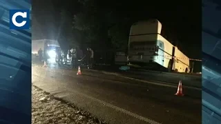 Автобус із дітьми потрапив у потрійну аварію на Львівщині