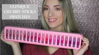 CLINIQUE CHUBBY STICK SWATCHES | NoelleCollette