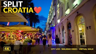 Split Croatia Nightlife❤️  Walking Tour