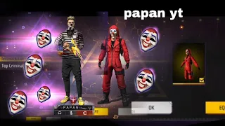 NEW GLITCH ASCENSION FREE FIRE | RED CRIMINAL BUNDLE RETURN | FREE FIRE NEW EVENT papan yt