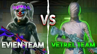 VETREL TEAM VS EVIEN TEAM , КТО ЖЕ ВЫИГРАЛ ?? LA ЛУЧШИЙ КЛАН В МИРЕ ??? 😨😨