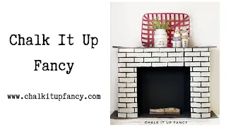 DIY Cardboard Fireplace