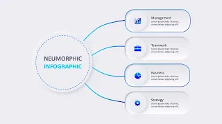 How To Create Animated Neumorphic Infographic PowerPoint Slide