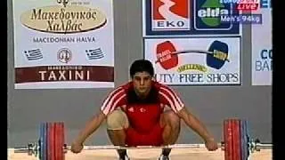 2002 World Weightlifting Championships 94 Kg Snatch