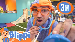 Blippi Visits Whiz Kids Playland! | Blippi - Kids Playground | Educational Videos for Kids