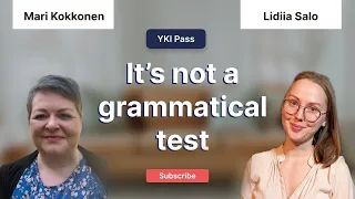 Tips for passing the YKI Test: Mari Kokkonen