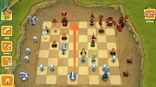 Beating Toon Clash Chess Android game play ! Master level  ! part 4 ! Rook Perfectly Trap Queen