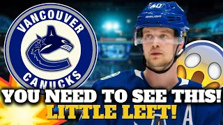 ⚠️ NOW! SEE THIS!? UNBELIEVABLE! - LATEST VANCOUVER CANUCKS NEWS