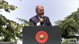 Milli Savunma Bakanı Hulusi Akar, savunma sanayii işçilerine hitap etti