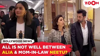 Alia Bhatt's BEHAVIOUR around Ranbir Kapoor's mom Neetu at Animal screening SPARKS controversy!