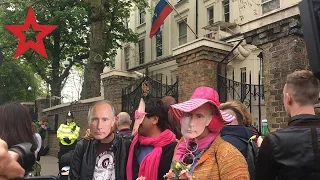 London protests against the persecution of gay men in Chechnya