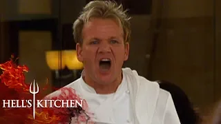 Gordon Ramsay Can't Take Overcooked Chicken & Throws It | Hell's Kitchen