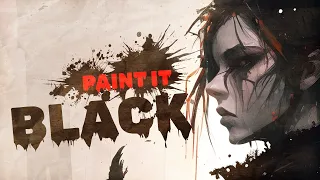 Paint It Black (The Rolling Stones) - But the lyrics are AI images