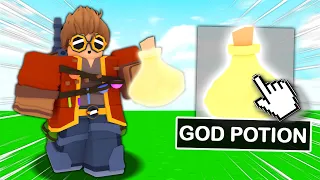 I Created OP Potions In ROBLOX Bedwars...