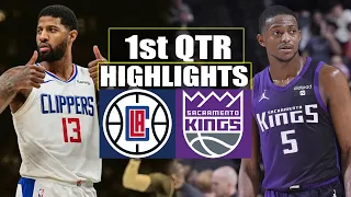Los Angeles Clippers vs Sacramento Kings 1st QTR  Highlights | Feb 25 | 2024 NBA Season