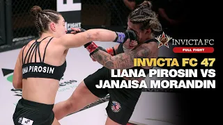 Full Fight | Liana Pirosin and Janaisa Morandin BATTLE IT OUT to SPLIT DECISION | Invicta FC 47