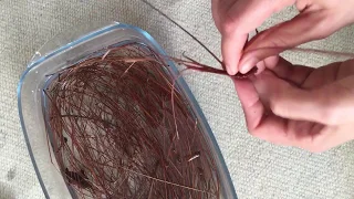 Weaving with pine needles- how to start from scratch