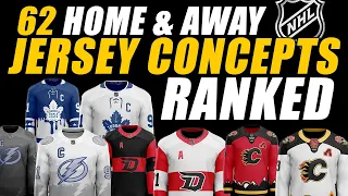 62 Home & Away NHL Jersey Concepts Ranked!