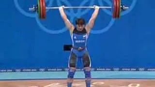 Athens 2004 Under 75 kg women Weightlifting