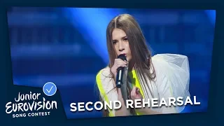 Roksana Węgiel - Anyone I Want To Be - Second Rehearsal - Poland 🇵🇱 - Junior Eurovision 2018