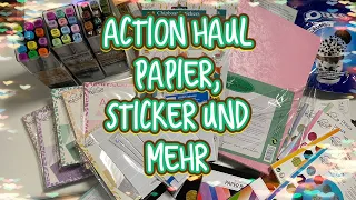 Action Haul #4 Oktober 2020 vergessene Sachen Papier, Sticker und mehr