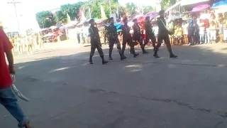 CBSUA (Calabanga) military parade