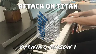 Attack On Titan - Opening Theme Season 1 (Guren no Yumiya) - Piano Cover