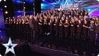 This Welsh 160-piece choir hits all the right notes | Audition Week 1 | Britain's Got Talent 2015