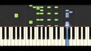 Бременские музыканты - "Песенка Атаманши" - Как играть на фортепиано - (Synthesia)