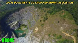 Drone mostra como está hoje o local do acidente dos Mamonas Assassinas - Serra da Cantareira - SP