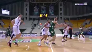 Georgios Papagiannis (Panathinaikos) Strong Paint Finishing (Non Dunks) [2020-2021]