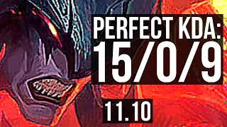 AATROX vs WUKONG (TOP) | 15/0/9, 8 solo kills, Rank 6 Aatrox, Legendary | BR Challenger | v11.10