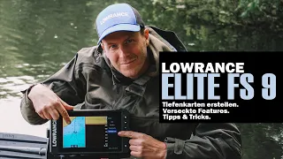 Lowrance Elite FS 9 Echolot Basics Unboxing Produktvorstellung Einstellungen