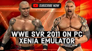 Wwe SVR 2011 on PC/ Xenia emulator / Xbox360 games on PC