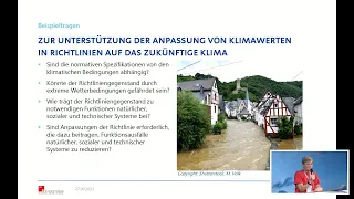 Prof. Dr. Heinke Schlünzen: Berücksichtigung des Klimawandels in der Normung #EWK23 @VDIde